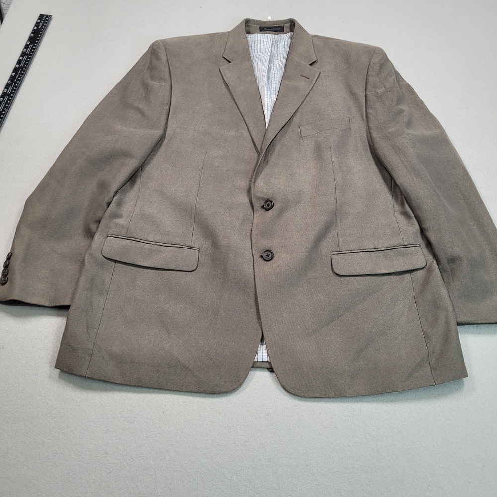 Lauren Ralph Lauren Mens 48R Brown Two Button Blazer Sport Coat 100% Polyester
